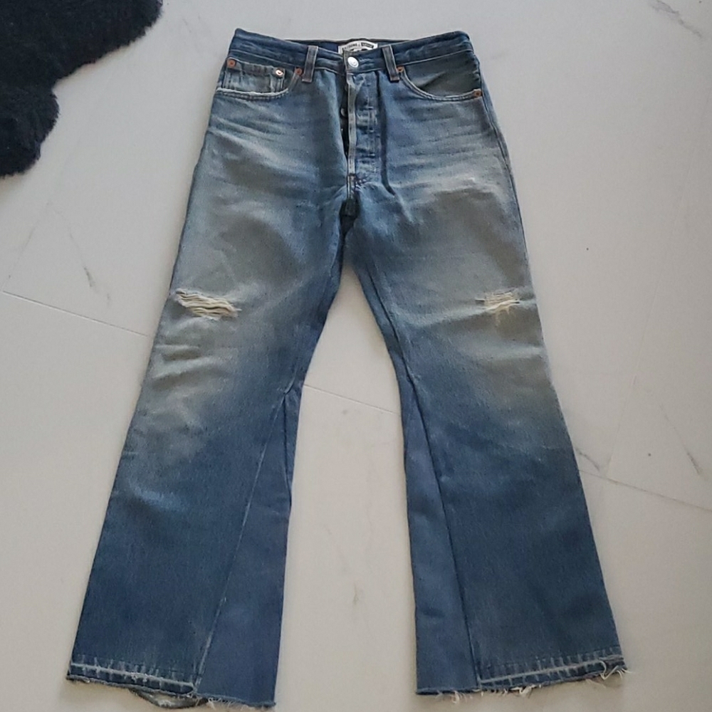 RE/DONE | Levi's High Rise Crop Flare